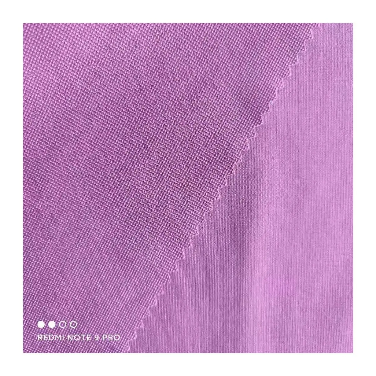 Whole Sale 93% Recycled Polyester 7%Spandex Fabric Double Layers 4 Way Spandex Fabric