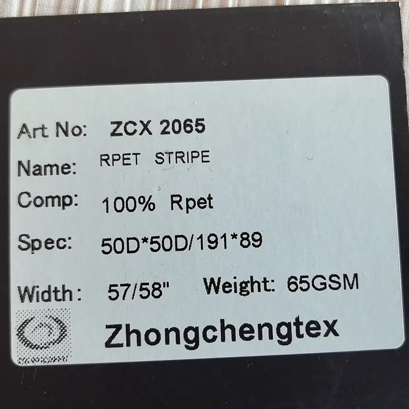 Wholesale 100% Recycled Polyester Crincle Fabric Sustainable Recycled Women's Fashion Fabric