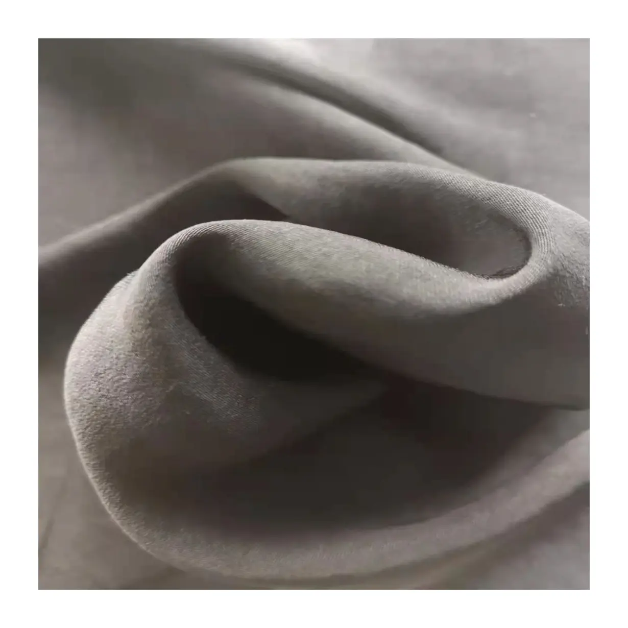 Good Selling 65% Recycled 35%Polyester Sustainable Fabric Eco-Friendly Polyester Island Satin With Velvet Fabric