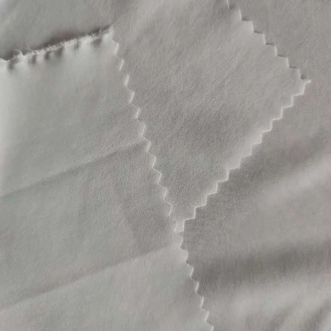 Good Selling Recycled 90% Polyester 10% Spandex Stretch Fabric Recycled Plain Four Way Stretch Fabric