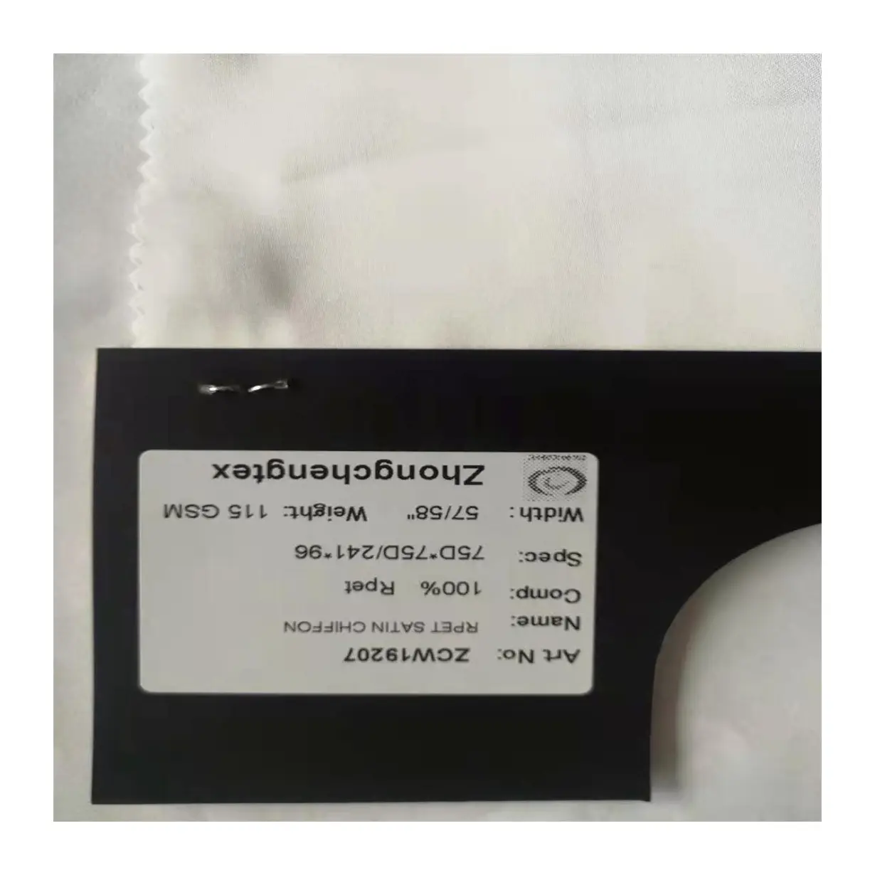 Good Selling 100% Recycled Polyester Sustainable Satin Fabric Eco-Friendly Polyester Chiffon Fabric