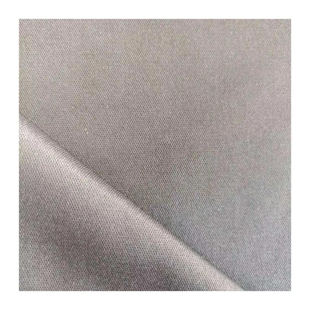 Good Selling 84% Recycled Polyester 16% Cotton Fabric Sustainable Eco-Friendly Crinkle Plain Fabric