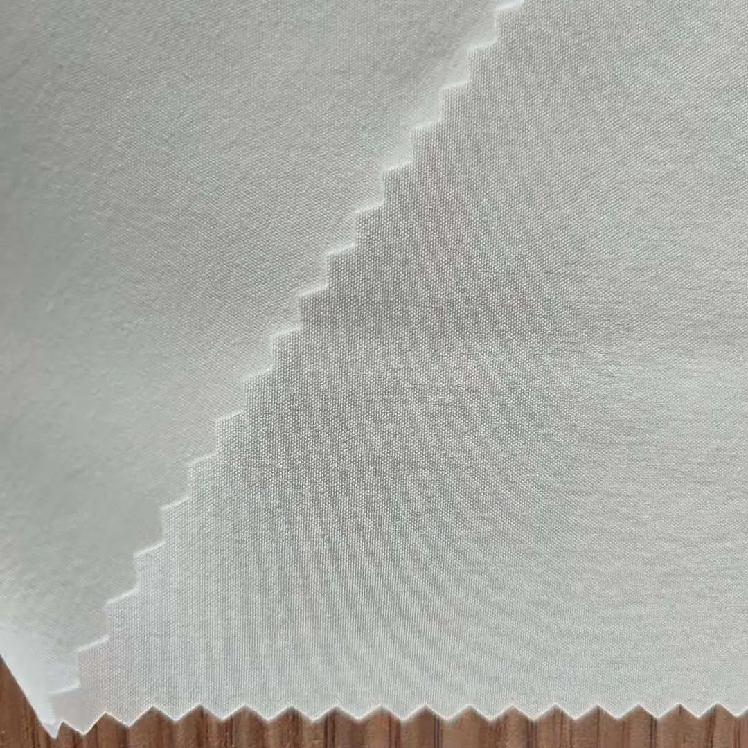 Good Selling 90% Recycled 10% Spandex Micro Fabric Recycled Plain Woven 4 Way Stertch Fabric