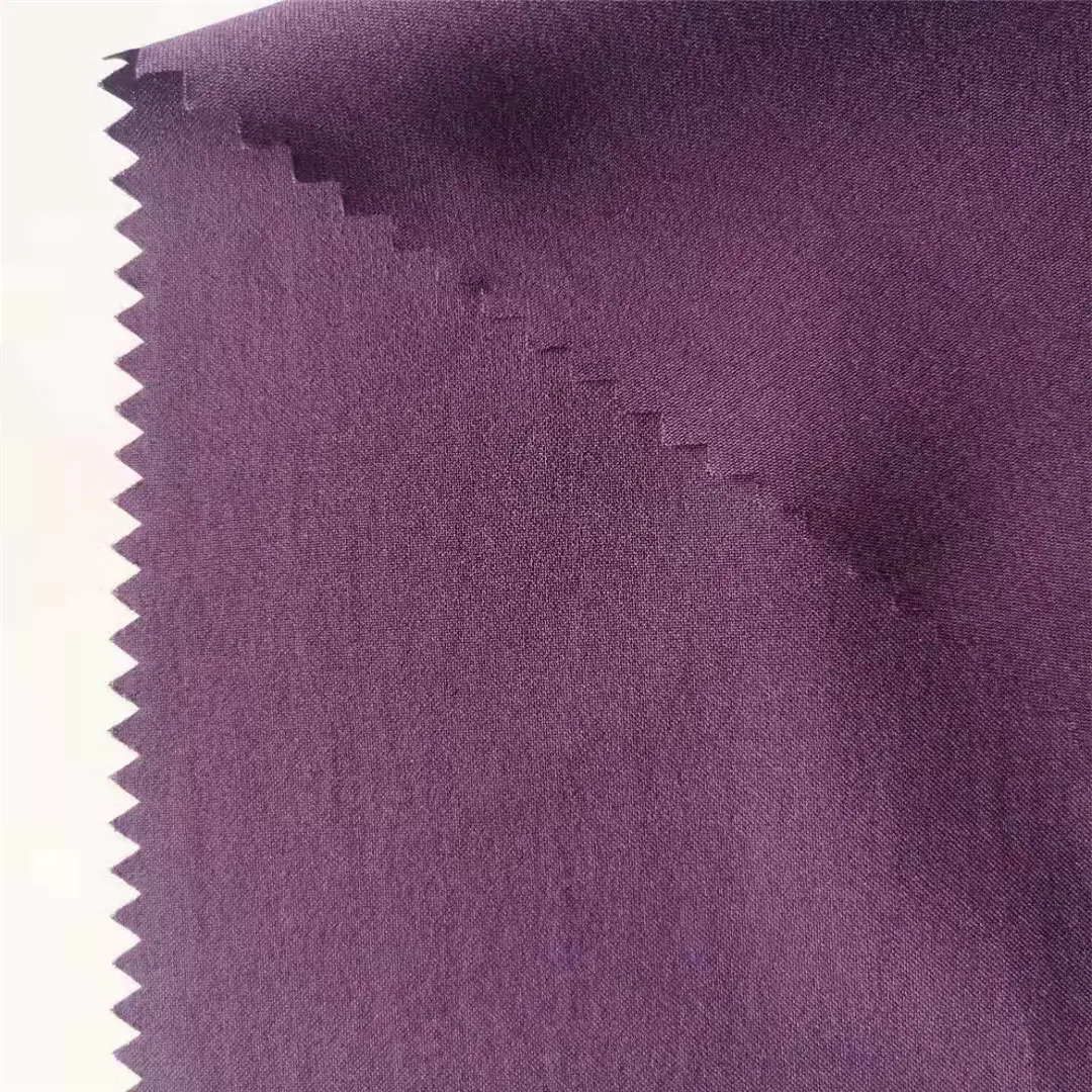 Good Selling 100% Recycled Polyester Plain Design Fabric Sustainable Fabric Eco-Friendly Stretch Normal Weight 300t Pongee Fabric