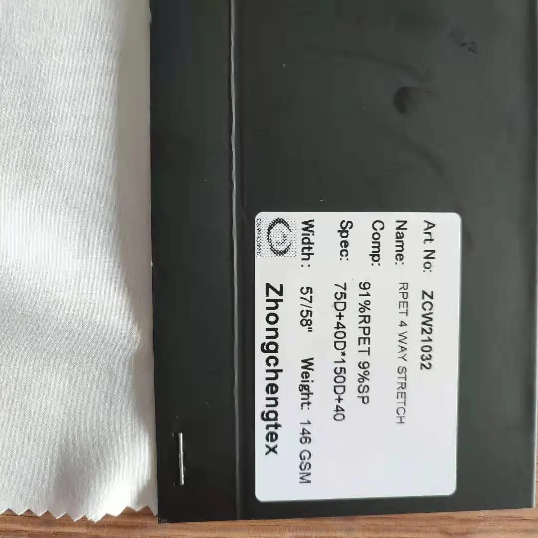 Good Selling 91% Recycled 9% Spandex Fabric Recycled Eco-Friendly Soft Clothing Fabrics For Yoga
