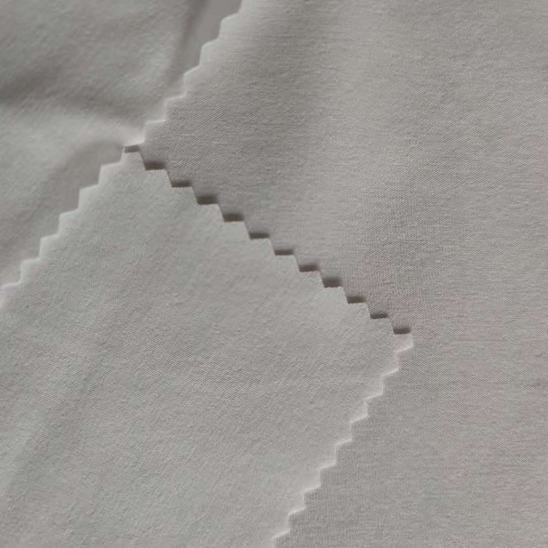 Good Selling 90% Recycled 10% Spandex Micro Fabric Recycled Plain Woven 4 Way Stertch Fabric