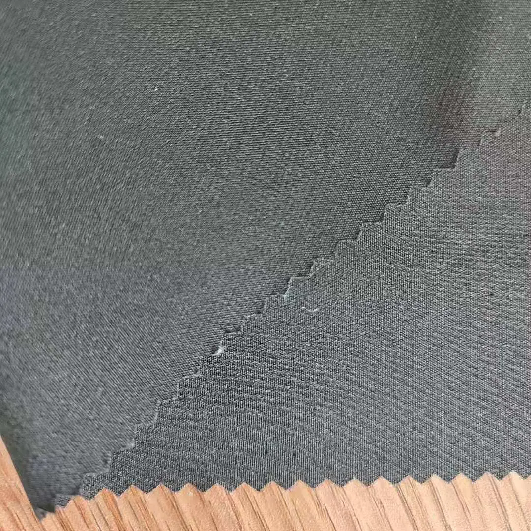 Good Selling 87% Recycled 13% Spandex Twill Micro Fabric Recycled Two Layer 4 Way Stretch Fabric