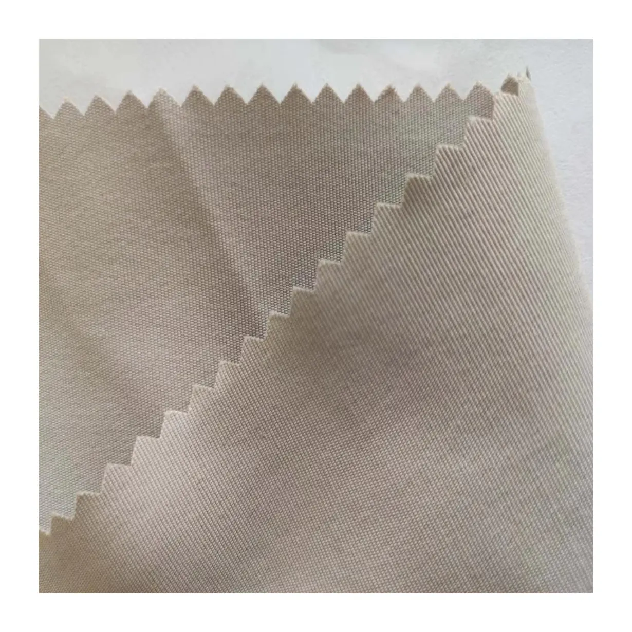 Good Selling 77% Recycled Polyester 23%Cotton Fabric Plain Design Sustainable Eco-Friendly Pongee Fabric