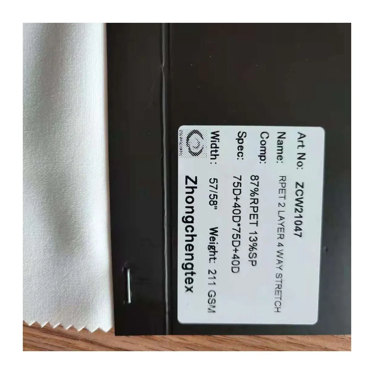 Good Selling 87% Recycled 13% Spandex Twill Fabric Recycled Fabric Eco-Friendly 4 Way Stretch Fabric