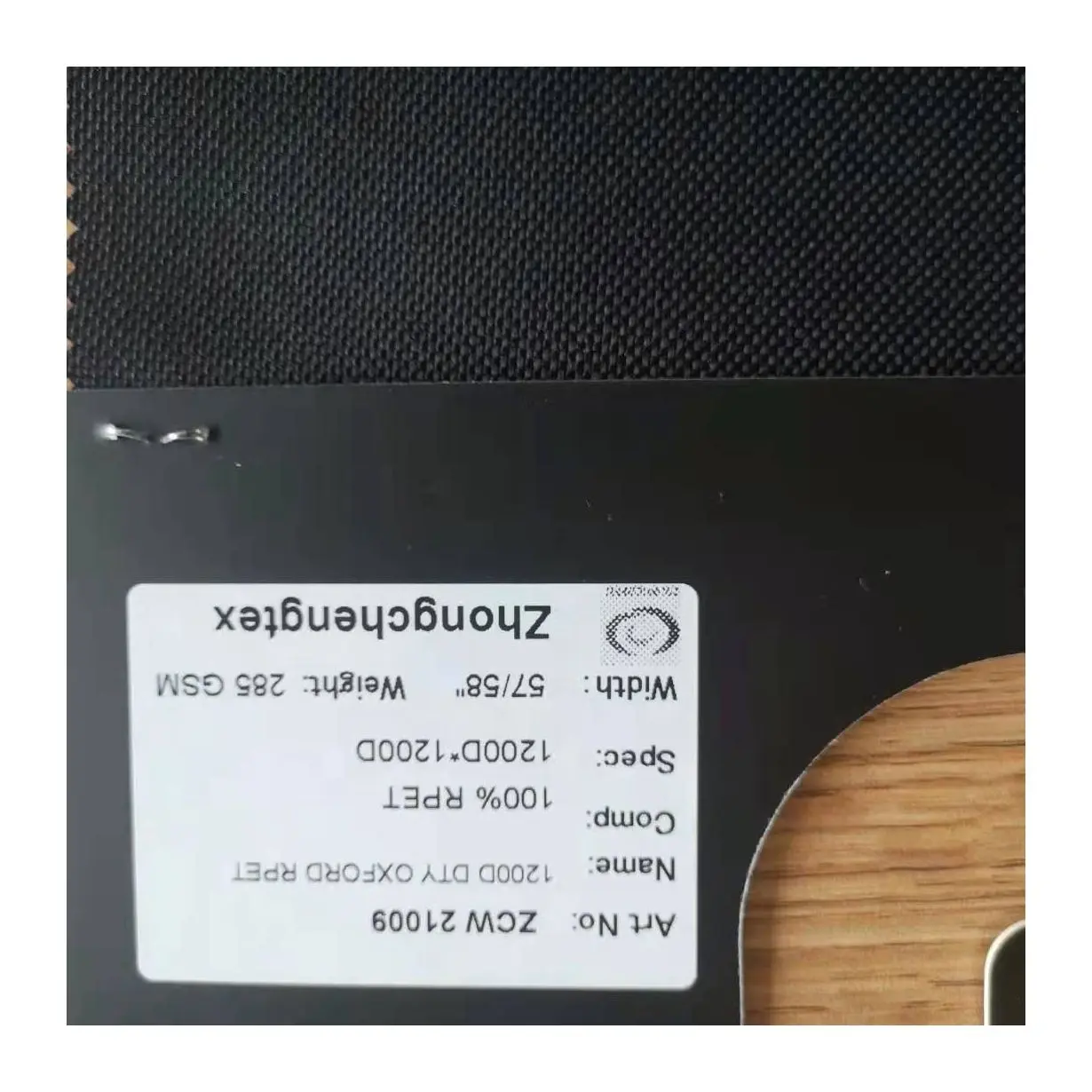 Hot Selling 100% Recycled Polyester Plain Design Oxford Fabric Eco-Friendly Heavy Weight 1200 D Oxford Fabric For Bags