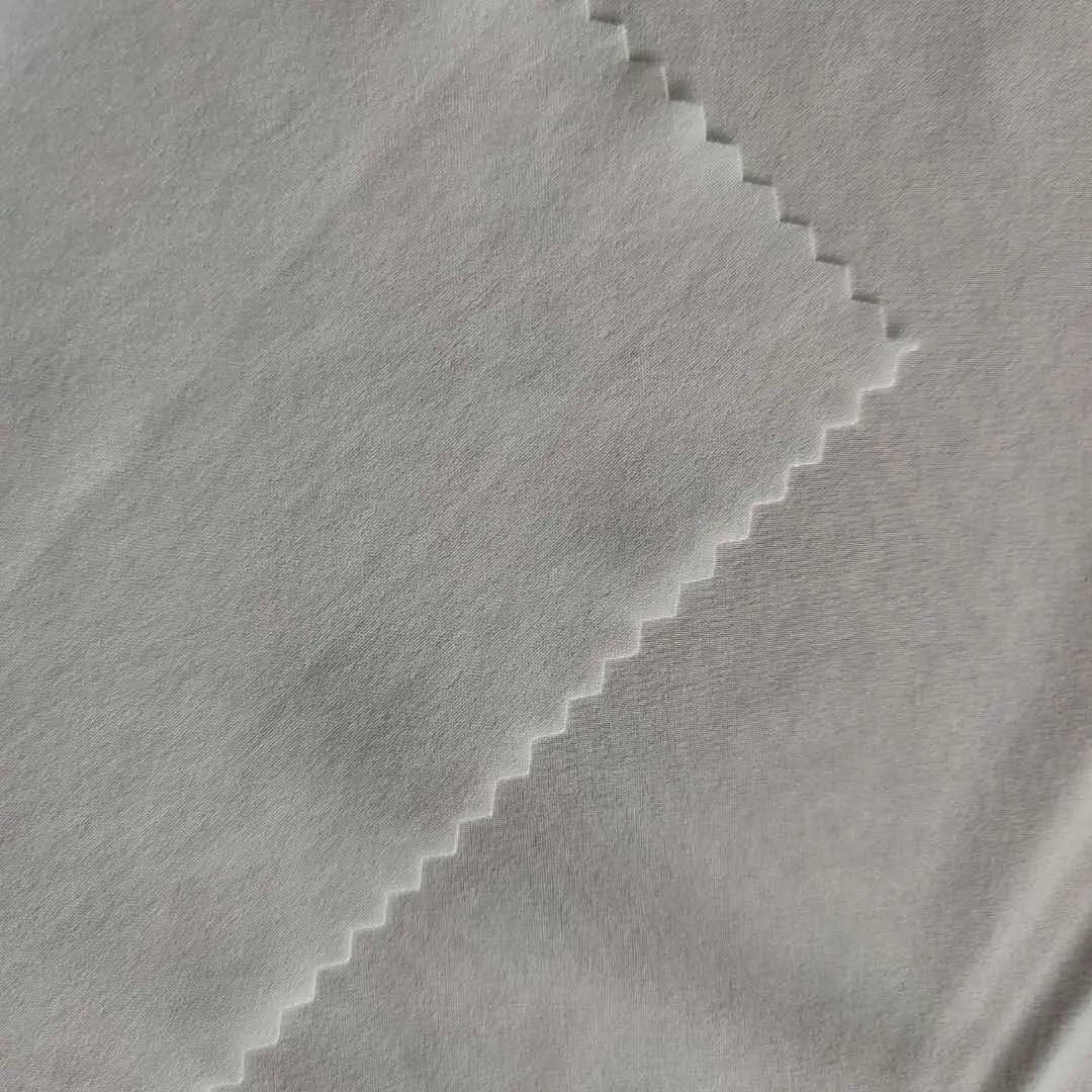 Good Selling Recycled 90% Polyester 10% Spandex Stretch Fabric Recycled Plain Four Way Stretch Fabric